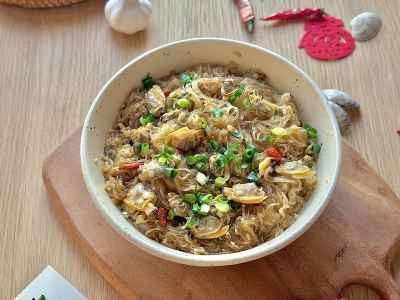 ニンニクあさり春雨の作り方：8