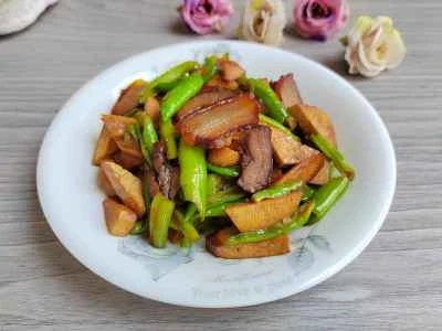 豚肉とピーマンと干し豆腐の炒め物の作り方：7