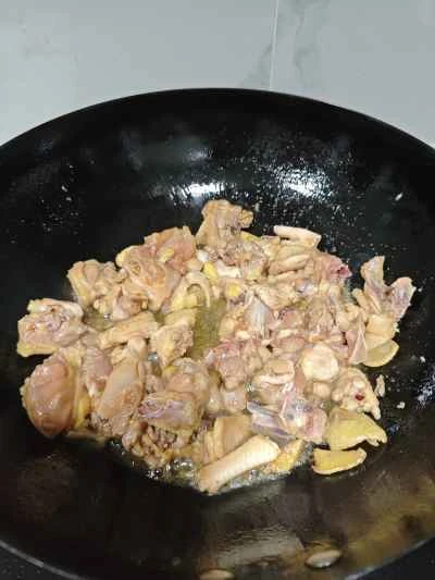 鶏肉とキャベツの酢漬け炒めの作り方：6