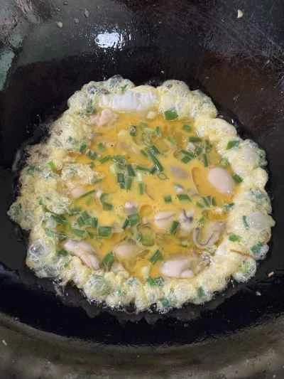 牡蠣オムレツのレシピ手順：6