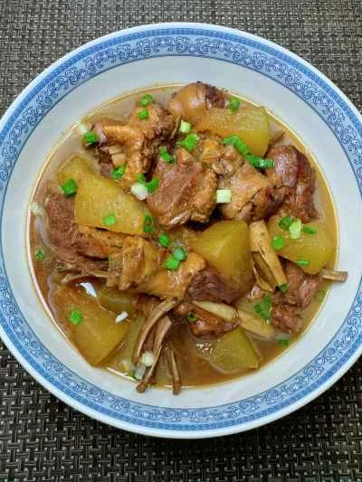 冬瓜入りガチョウの煮込みのレシピ