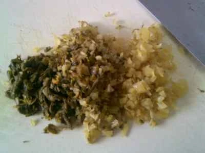 アサリと漬物炒めの作り方：5