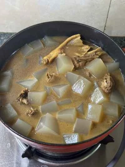 こんにゃく入り鴨肉の煮込みの作り方：12