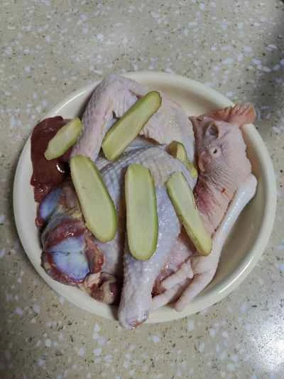 ネギ油チキンの作り方：2