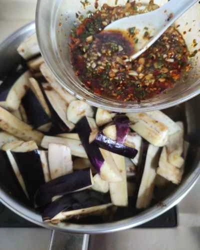 ナスの煮込みレシピの手順：5