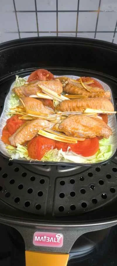 蒸し鶏の手羽先レシピの手順:4