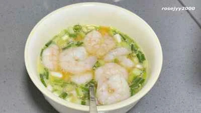 エビ、ネギ、スクランブルエッグの作り方：5