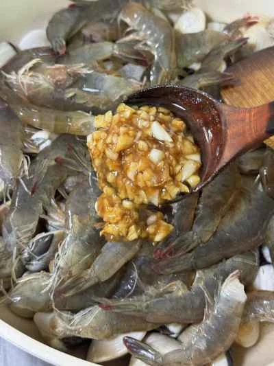 アサリ入り焼きエビの作り方：9