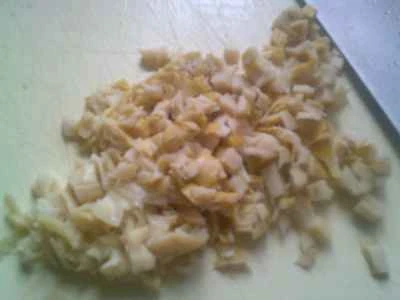 たけのことセロリのスクランブルエッグの作り方：7