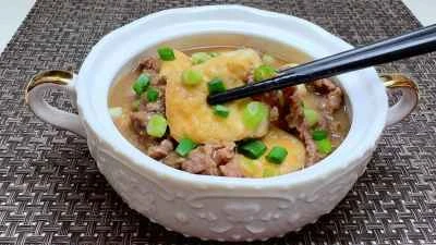 サテビーフと豆腐のキャセロールの作り方：17