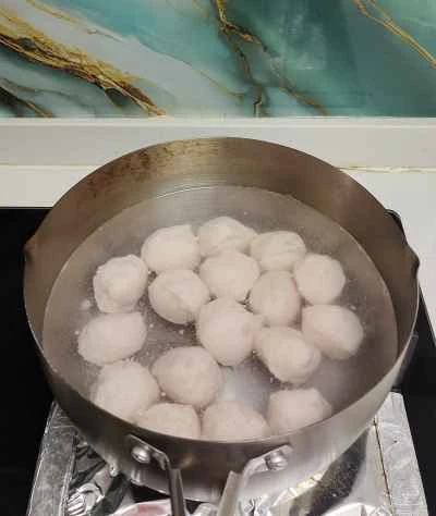 手作りチキンミートボールの作り方：6