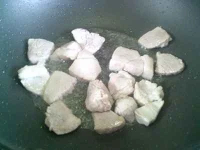 豚肉と昆布の結び揚げ三角揚げの作り方：3