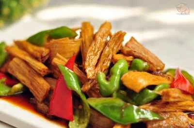 乾燥豆腐スティックの炒め物の作り方：11