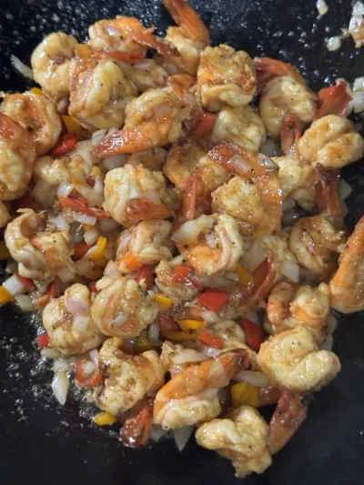 塩コショウエビ団子の作り方：11