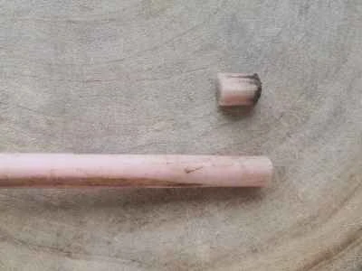 ナスとサトイモの花を作る手順：3