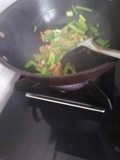 鶏胸肉とネギの炒め物の作り方：5