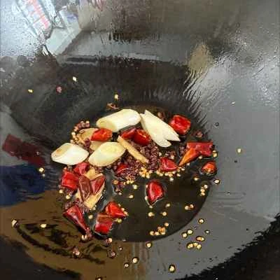 インゲン豆の炒め物の作り方：3