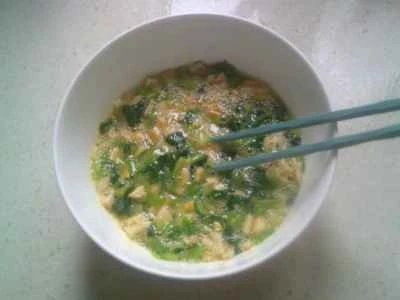 たけのことセロリのスクランブルエッグの作り方：10