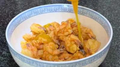 ハニーマスタードシュリンプボールのレシピ手順：11