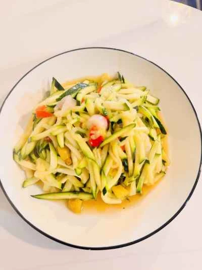 ズッキーニとピーマンのピクルス炒めの作り方：4