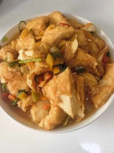 揚げ豆腐の作り方：9