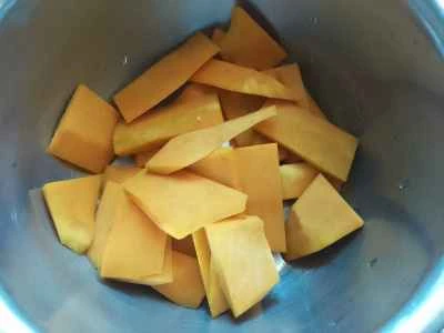 揚げカボチャスライスの作り方：1