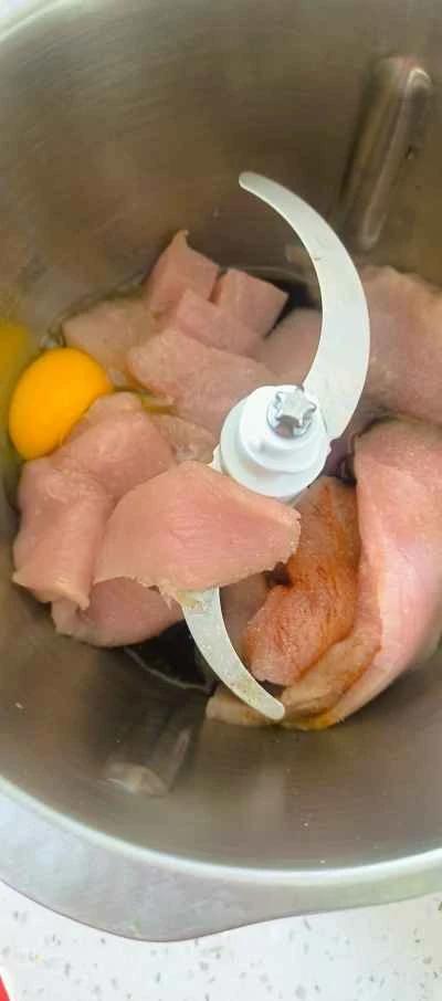 鶏胸肉と野菜のパテのレシピ手順：3