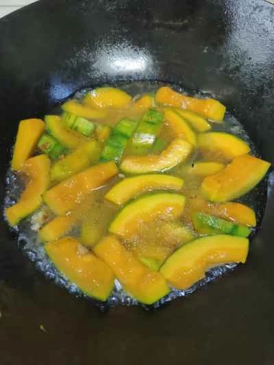 かぼちゃ炒めのレシピ手順：6