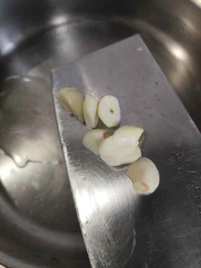 ニンニク風味のチンゲン菜の作り方：4