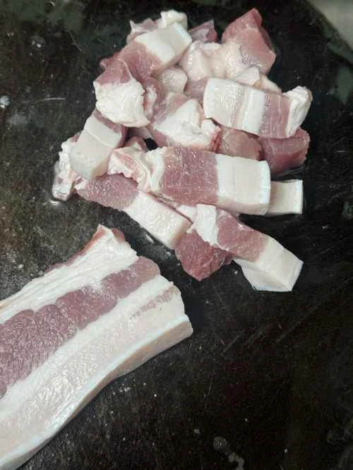 コーラポテト煮豚の作り方：1