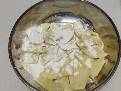 松茸ポテトチップスの作り方：3