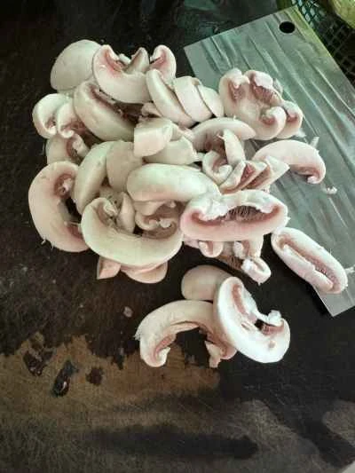 アスパラガスとキノコの炒め物の作り方：4