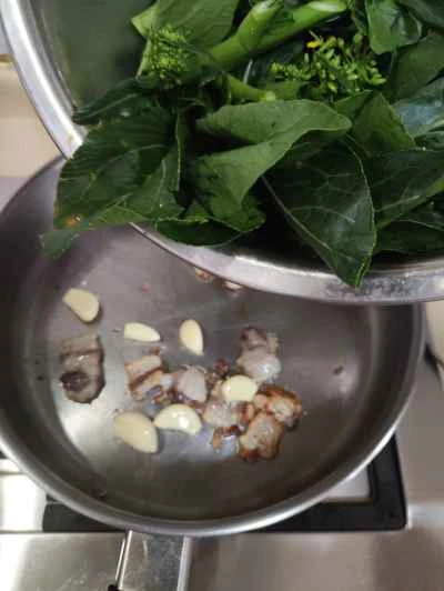 豚肉の皮と白菜の炒め物の作り方：5