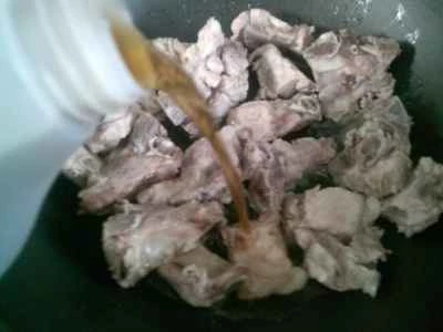 干しタケノコ入り豚バラ肉の煮込みの作り方：5