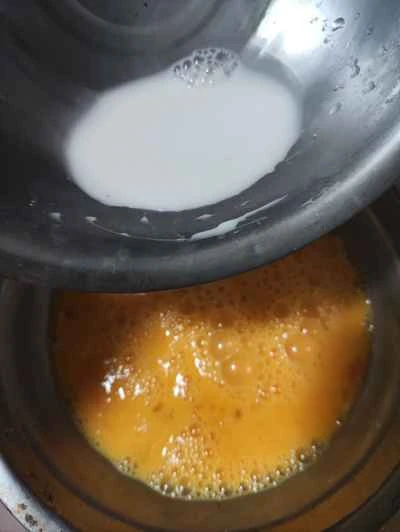 ゴールデンエッグパンケーキのレシピ手順:2