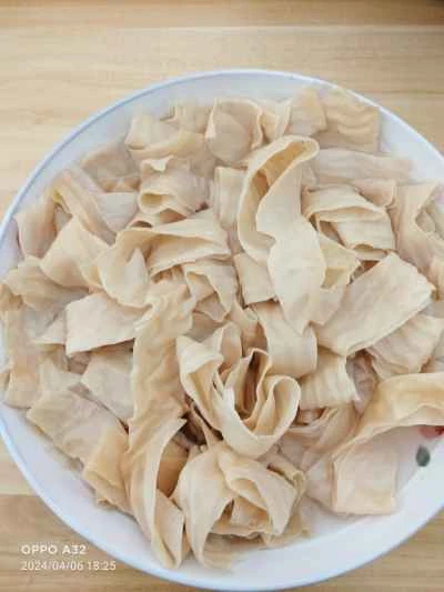 豆腐の結び目とキャベツの炒め物の作り方：1