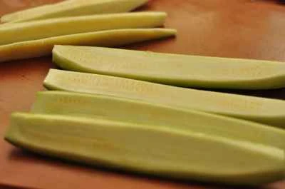 玉香ズッキーニの作り方：1