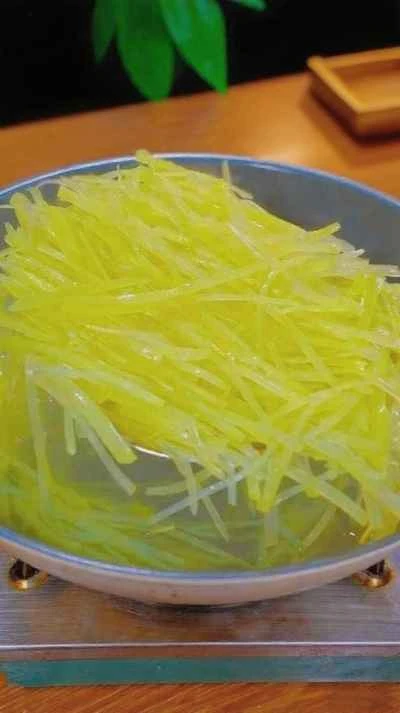 ホット＆サワーシュレッドポテトの作り方：5