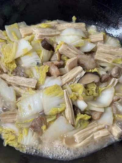 キャベツと豆腐の煮込みの作り方：11