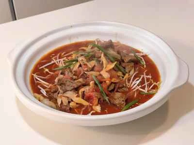 酸辣湯牛肉の作り方：15