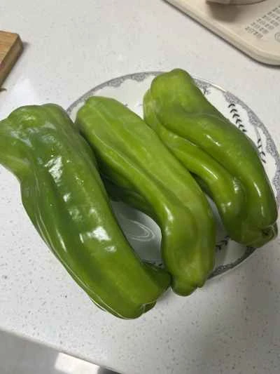 虎皮ピーマンの作り方：1