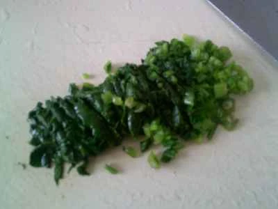 ほうれん草オムレツのレシピ手順：4