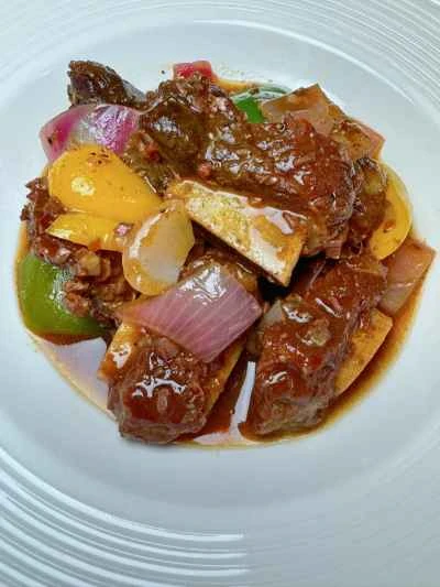 黒胡椒ビーフリブのレシピ