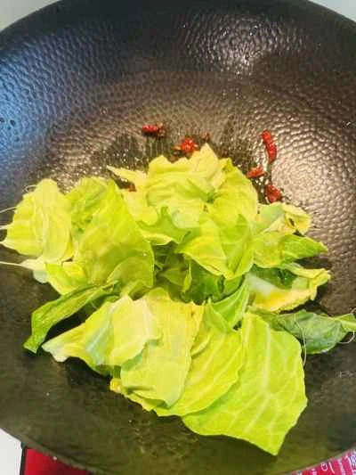 豆腐とキャベツの炒め物の作り方：3