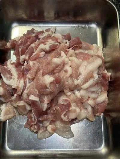 蒸し豚バラ肉の梅干しの作り方：4