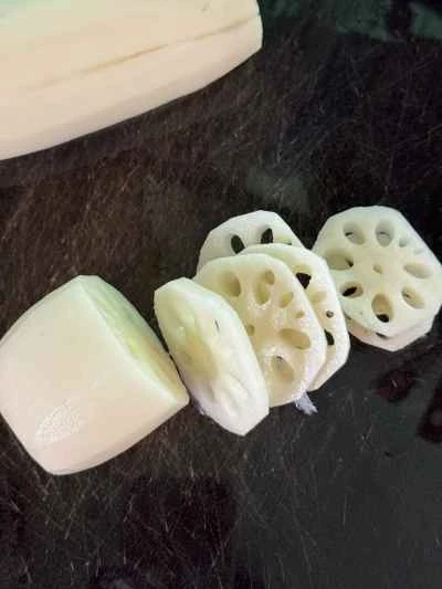 レンコンサンドイッチの作り方：1