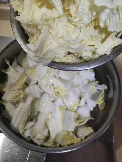 ベビーチンゲン菜の酢炒めの作り方：5