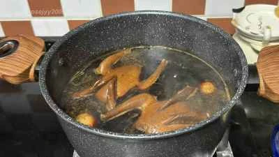 広東風醤油鳩の作り方：4