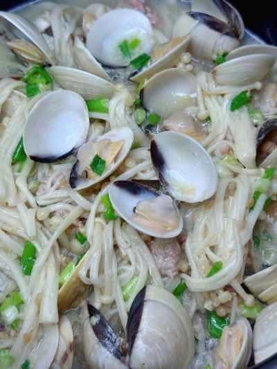 えのき茸とひき肉とアサリの煮込みの作り方：10