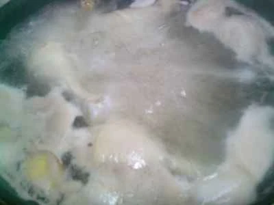 黒キクラゲと水タケノコ入り豚もも肉炒めの作り方：5